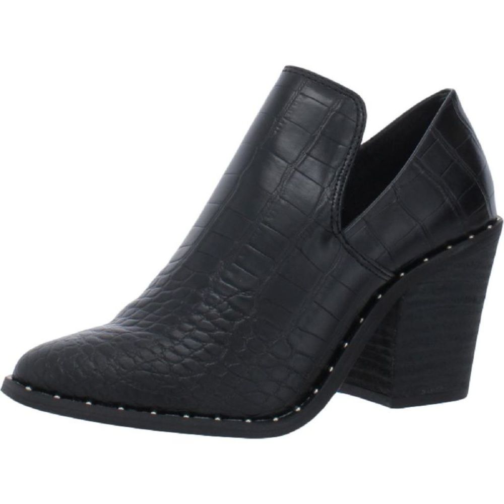 Very G Deavan Women's Faux Leather Snake Print V-Cut Ankle Booties NWT